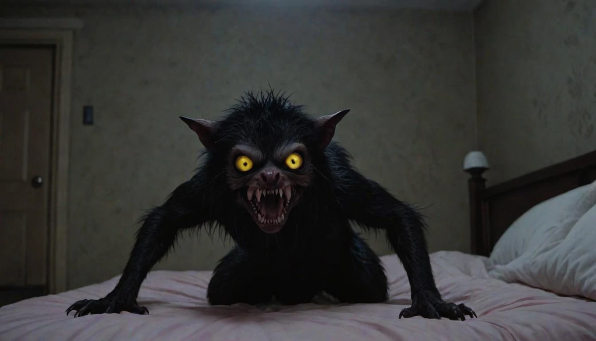 На меня смотрело существо.