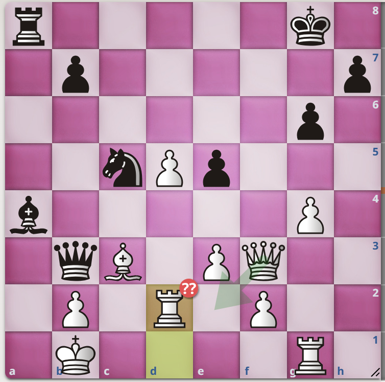 Ход черных, мат в 3 хода