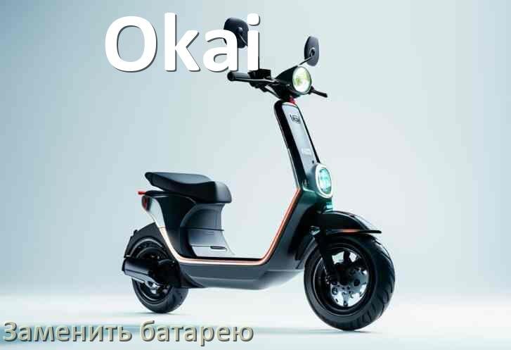 
Как у электросамоката Okai поменять аккумулятор и заменить батарею