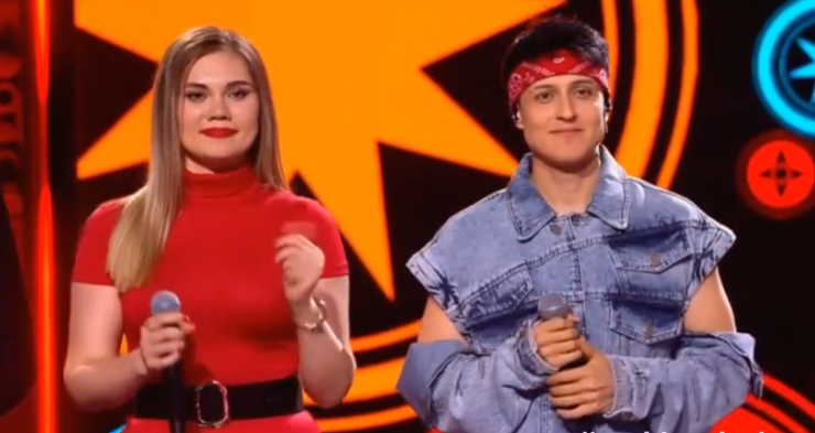 Варвара Пикушина и Хабиб. 