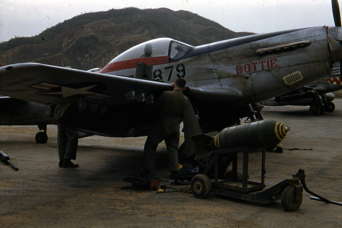 North American F-51 Mustang, Корея, 1950-1953 года