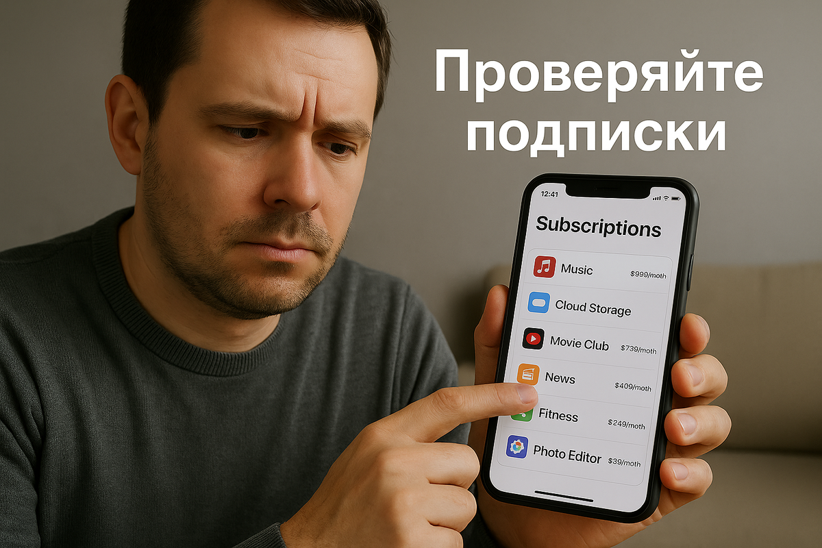 Подписки, которые тихо съедают ваши деньги
