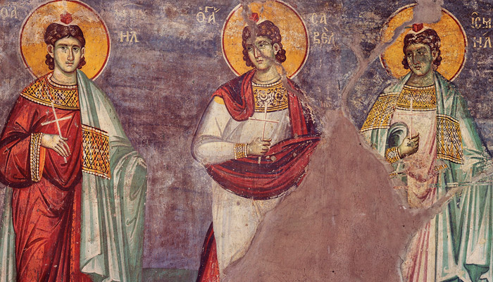 Святые мученики Мануил, Савел и Исмаил. Фото: pinimg.com