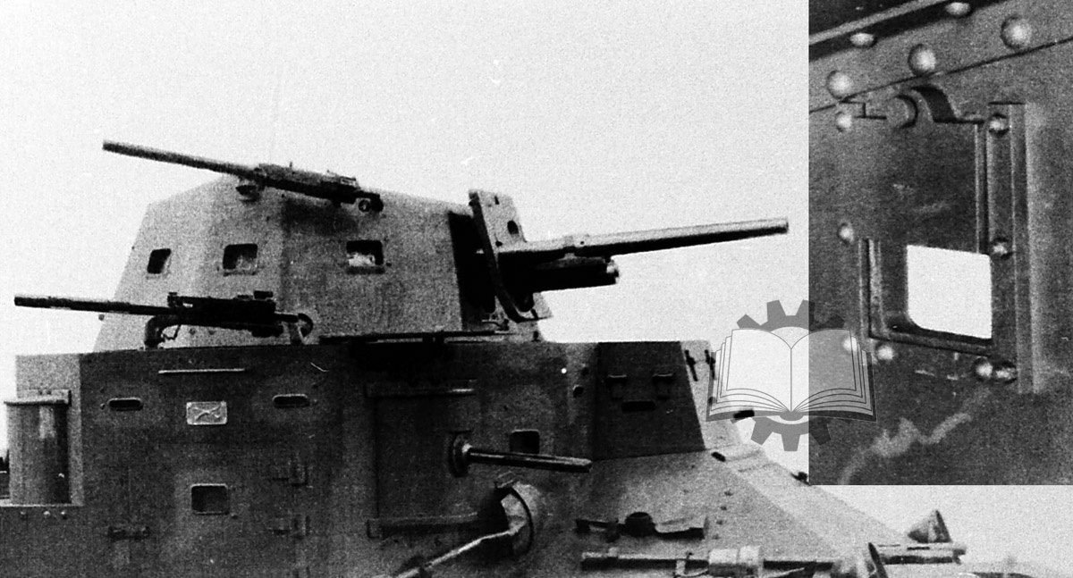 А вот это типовые американские смотровые приборы в 1935-40 годах. Примитивизм в чистом виде.