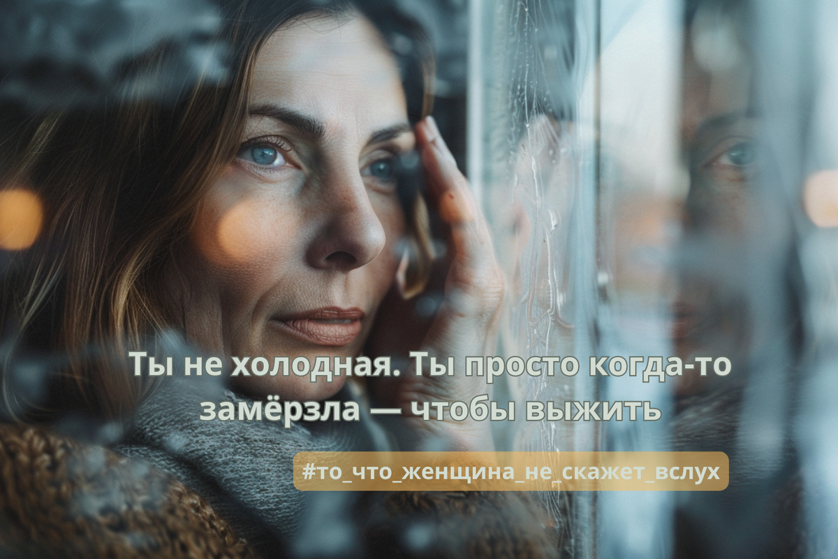 Ты не холодная. Ты просто когда-то замёрзла — чтобы выжить
