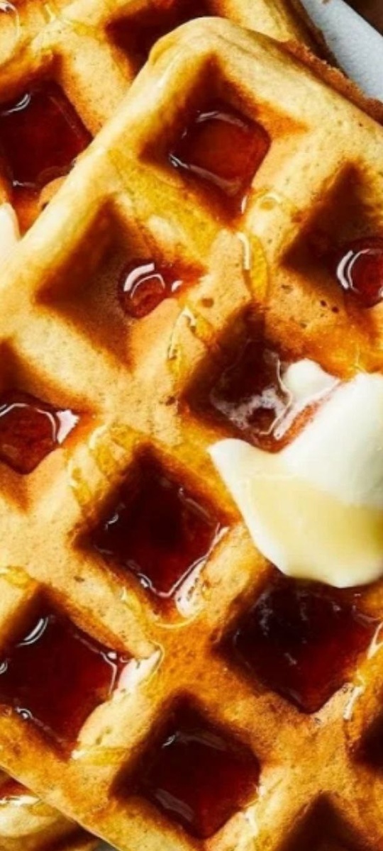 бельгийские вафли на завтрак - что может быть вкуснее?