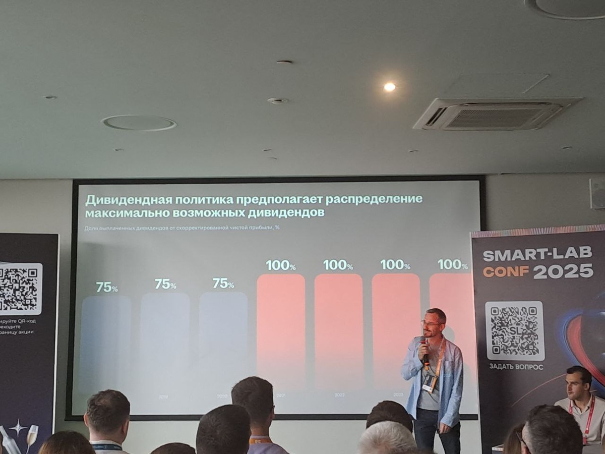 Распределение 100% прибыли на дивиденды