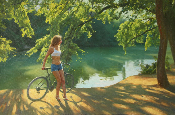 Очарование юности в живописных произведениях разных художников.