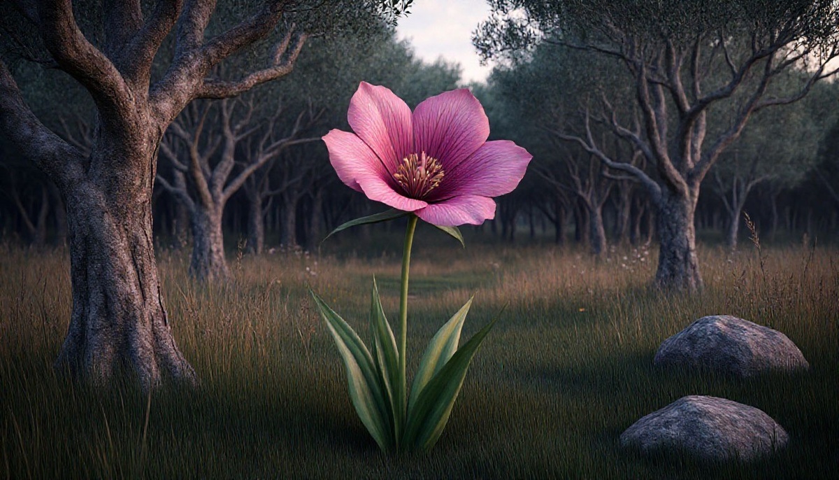 Одинокий цветок