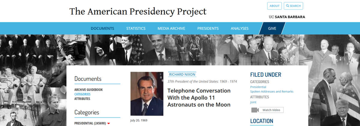 На официальном сайте президента США есть полный текст и аудиозапись.