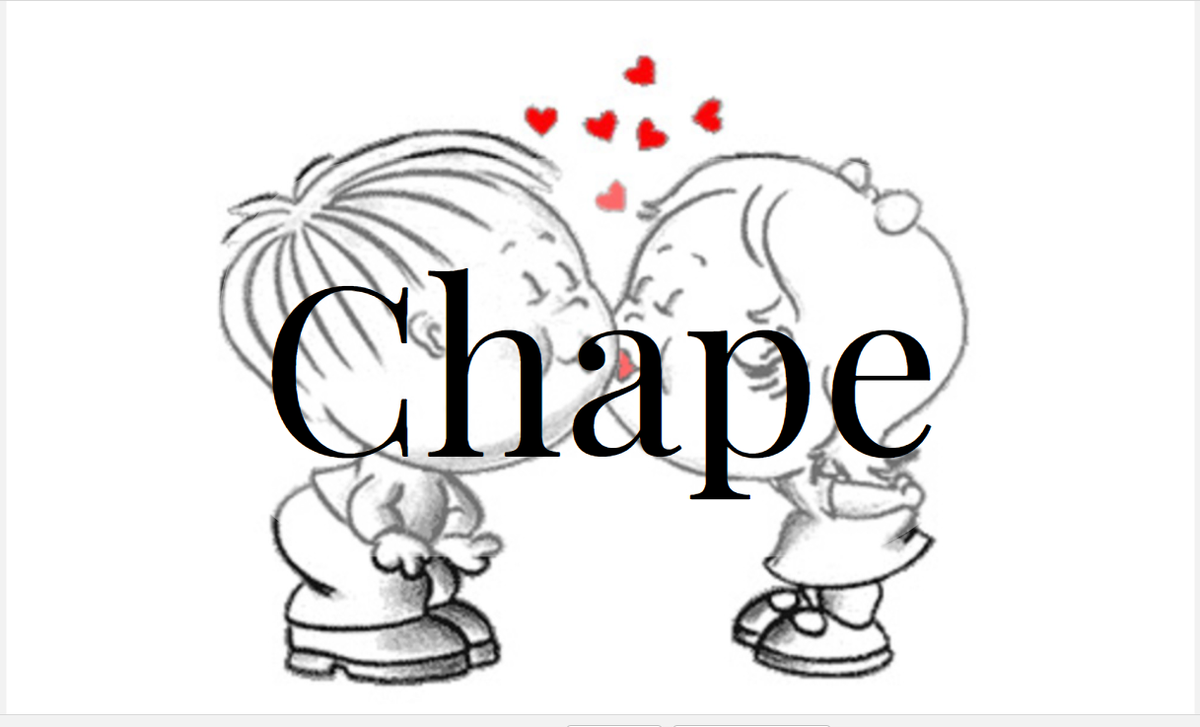 Chape – синоним слова «besar» (целоваться).