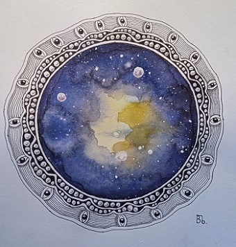 Космическая Мандала. Работа автора