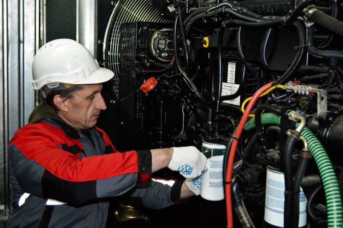 Регламент технического обслуживания ДГУ