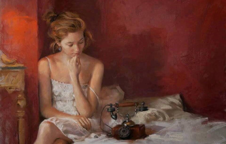 Ждем-с? (Художник Висенте Ромеро Редонд)