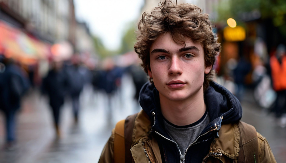 Молодой парень. Изображение создано при помощи ИИ 