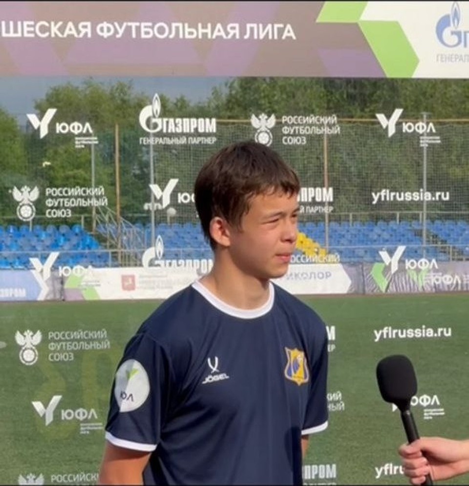   Никиту поддерживает молодежный состав ФК «Ростов». из архива героя публикации