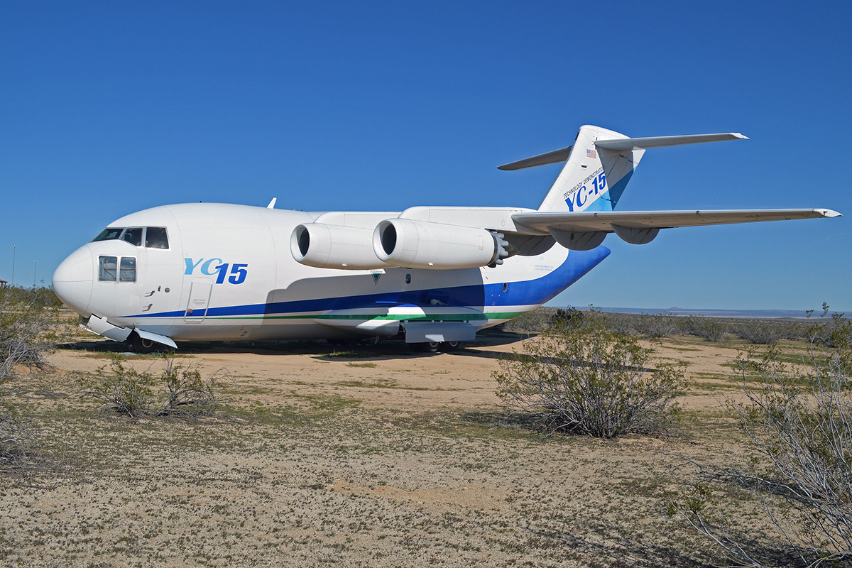 McDonnell Douglas YC-15 72-1875, США, Калифорния, Эдвардс, Музей летных испытаний ВВС США, 29 февраля 2016 года. Фотография © Alan Wilson