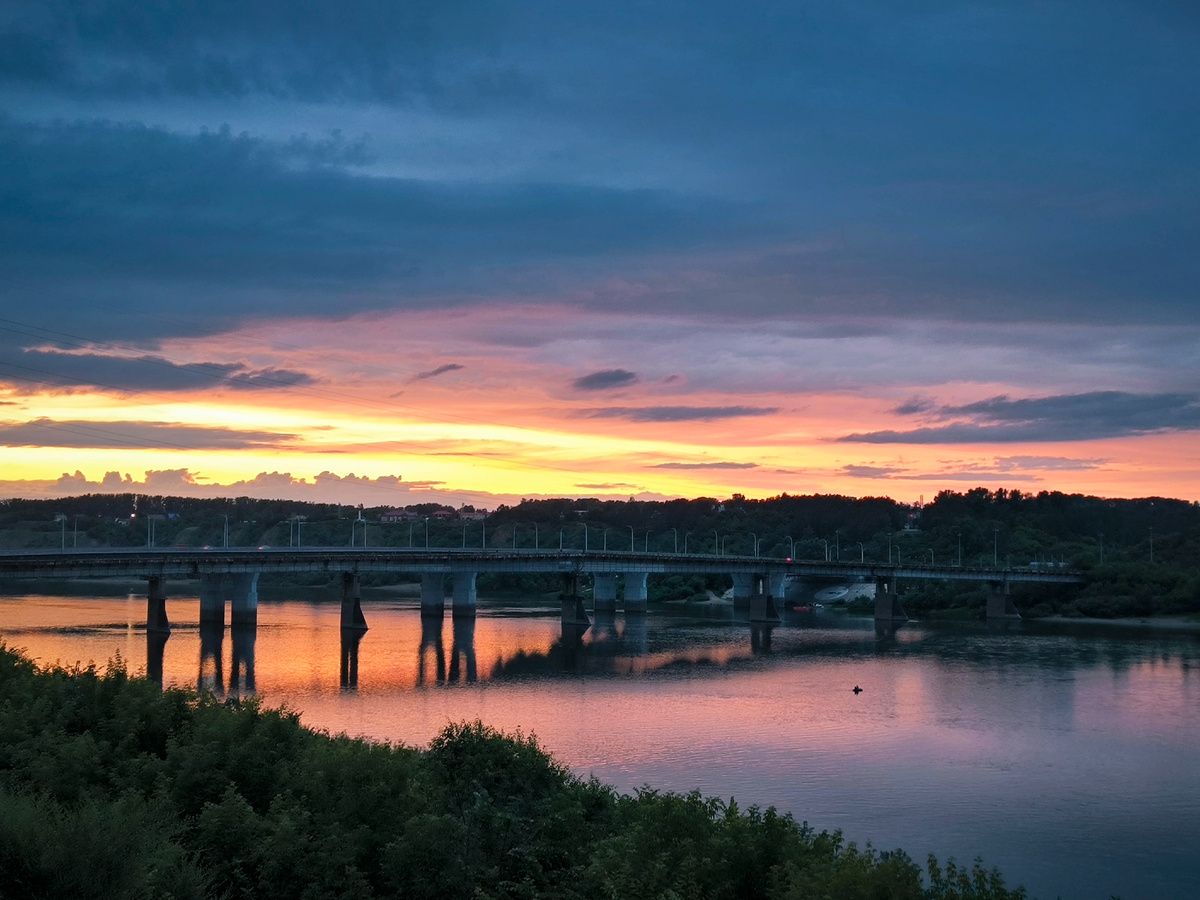 В ту же среду на Томи вечером