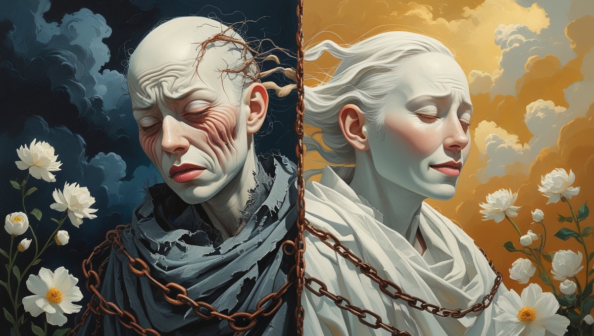 Внутренний конфликт между свободой и ожиданиями.