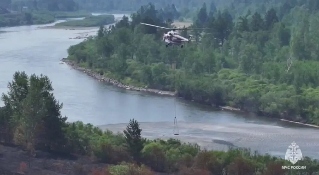    Фото: скриншот из видео пресс-службы МЧС России.