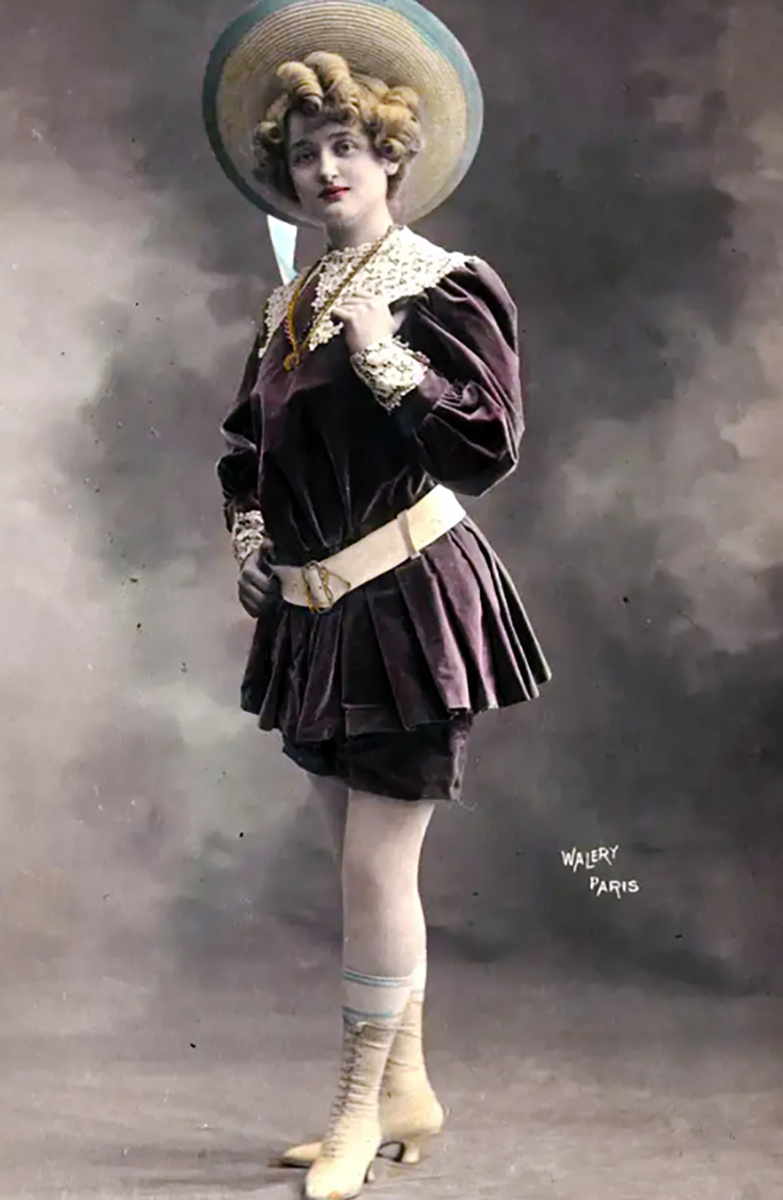 1900 год. Актриса кабаре, Гэби Деслис