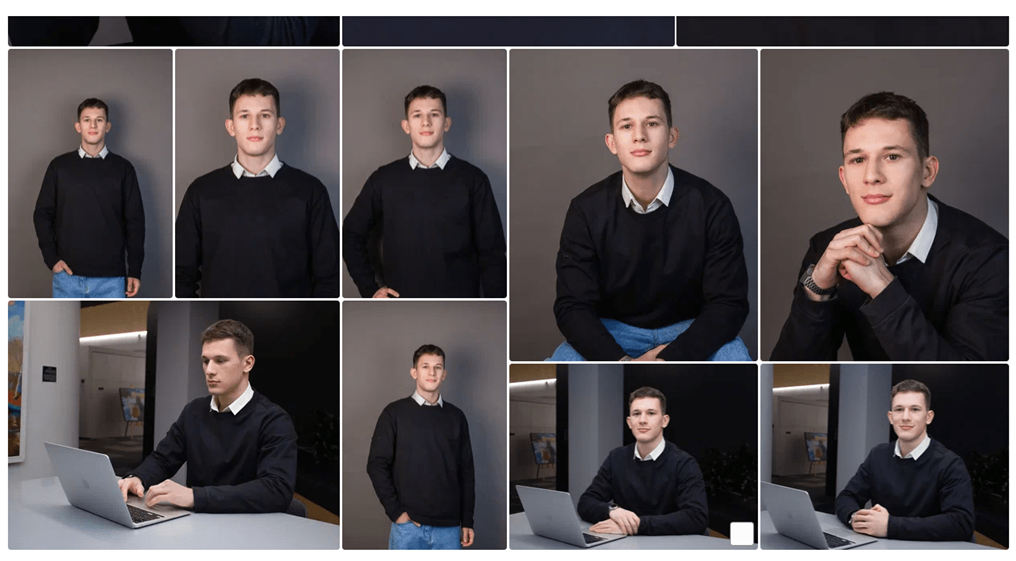 Пример наших фото после ретуши — обратите внимание на естественные цвета и акцент на глаза