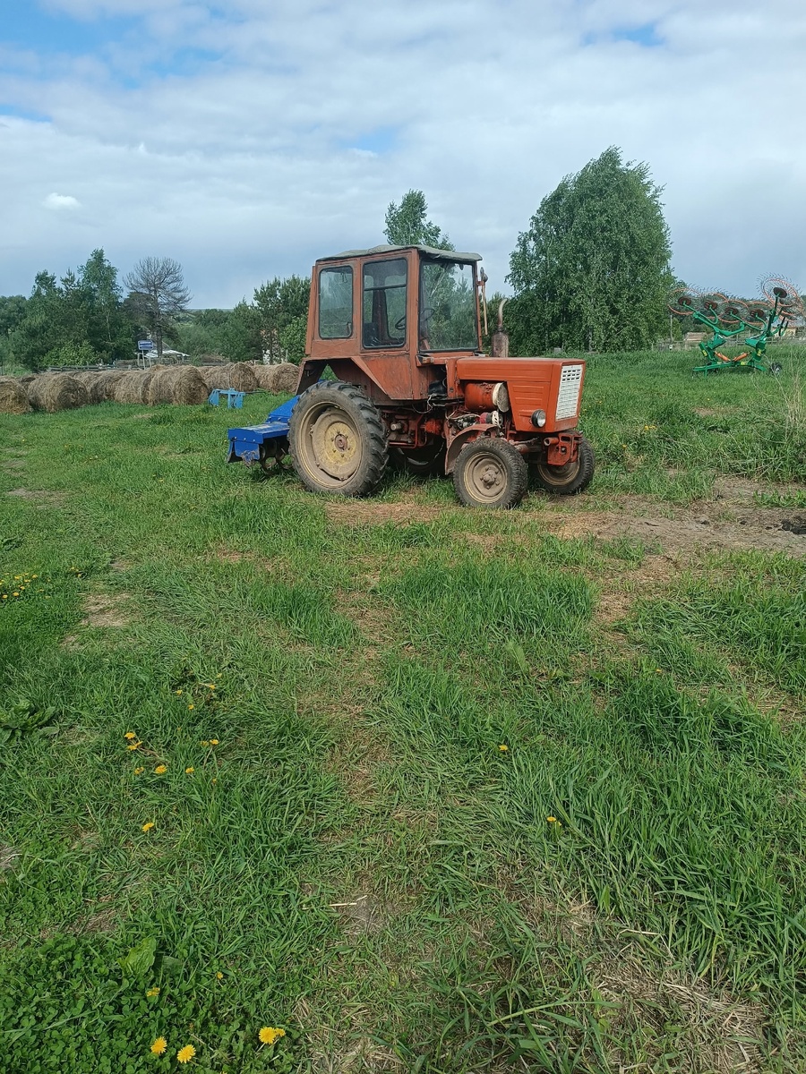 Т-25 с фрезой