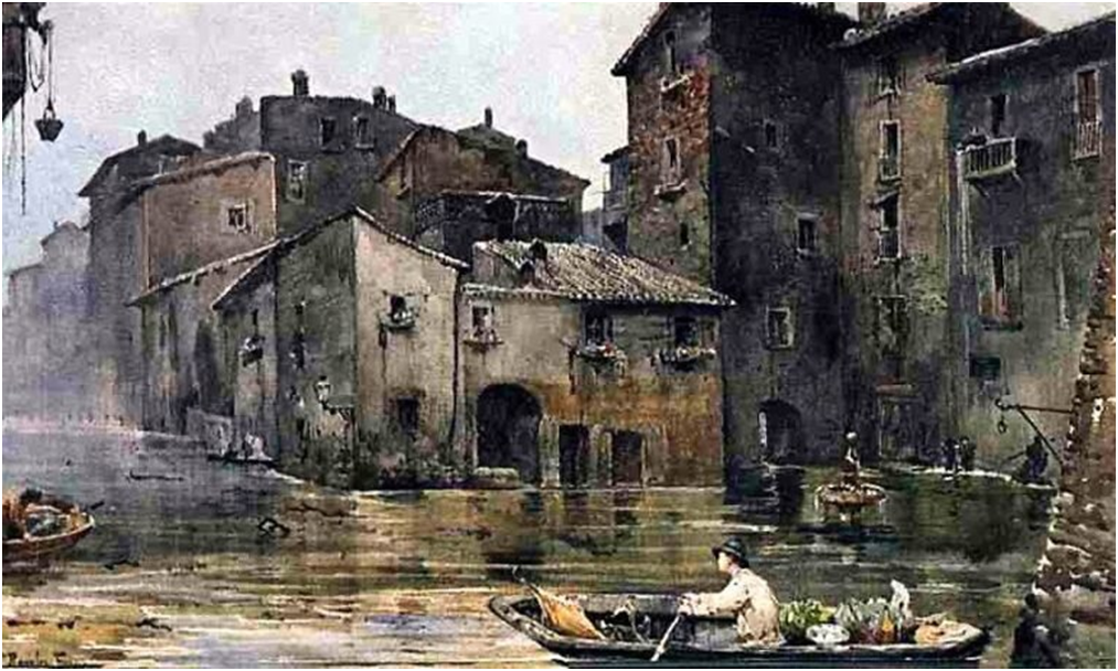 Еврейское поселение (ghèto) в Венеции XVI в.