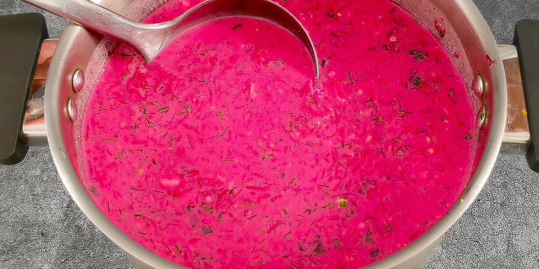 Вкусный летний суп со свеклой. Проверенный рецепт