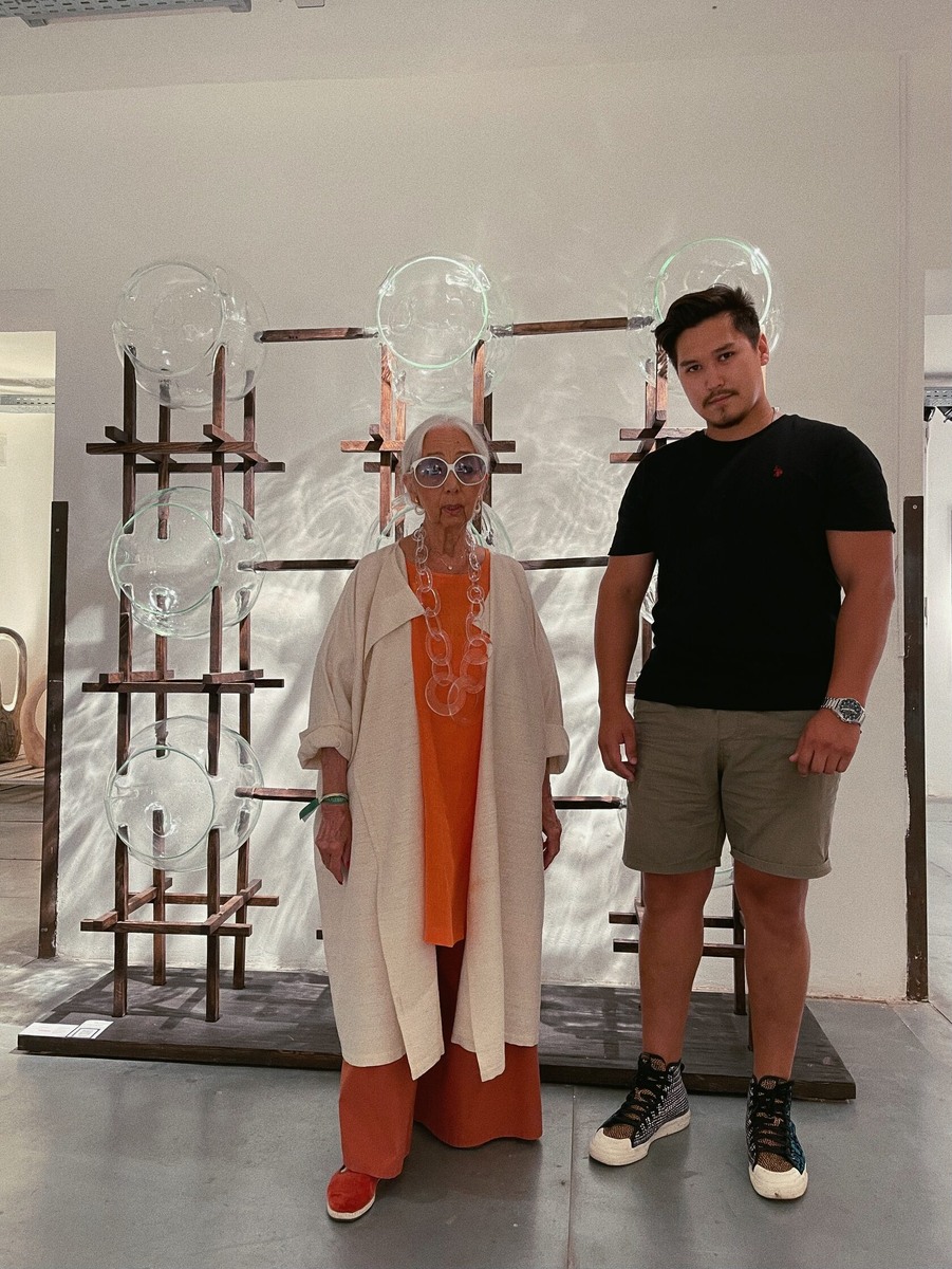 Алексей Дрождин и Розанна Орланди. Милан. Галерея Spazio Rossana Orlandi.