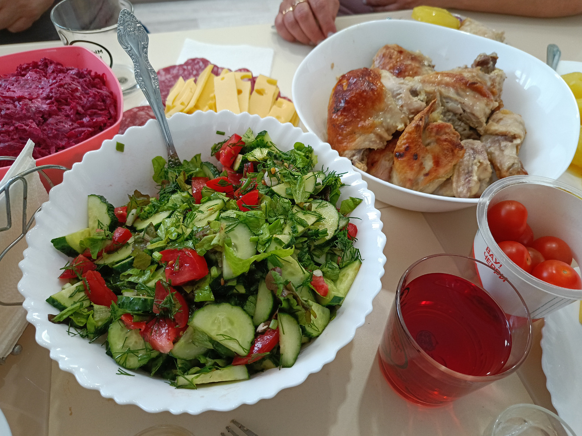 Курочка из духовки.