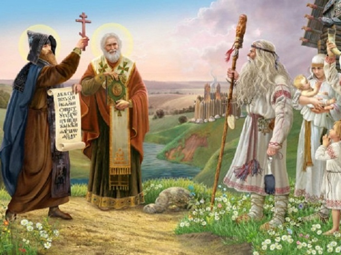 Столкновение двух миров: христианского и древнерусской