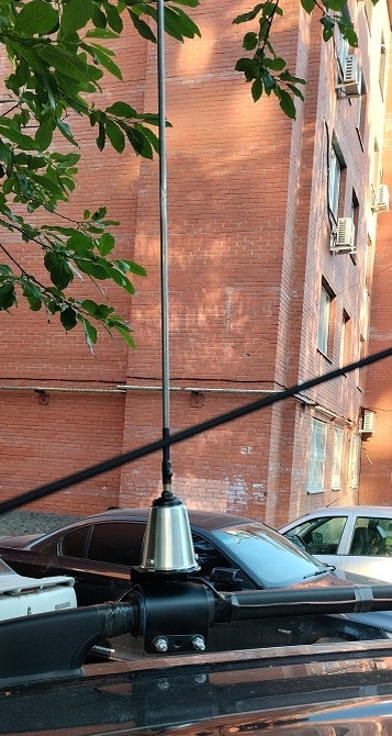 Антенна 1/4 на 145,5 МГц