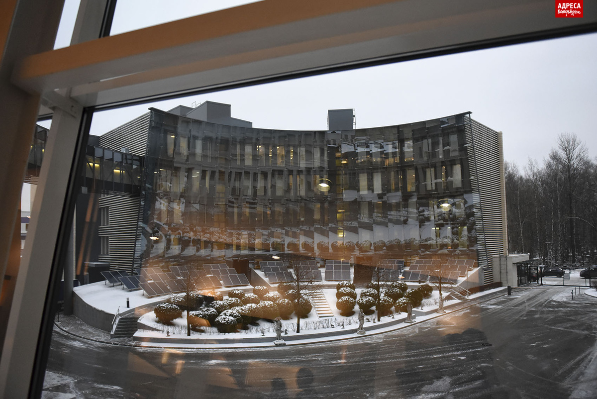 
Реставрационно-хранительский центр «Старая Деревня». Вид на корпус Т.