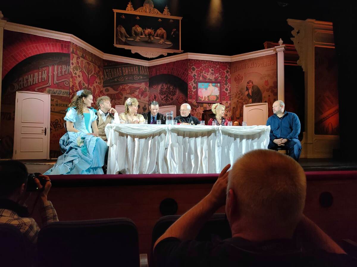Пресс-конференция перед премьерой спектакля