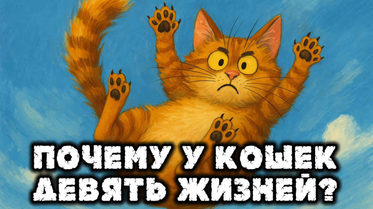 Почему У Кошек Девять Жизней?