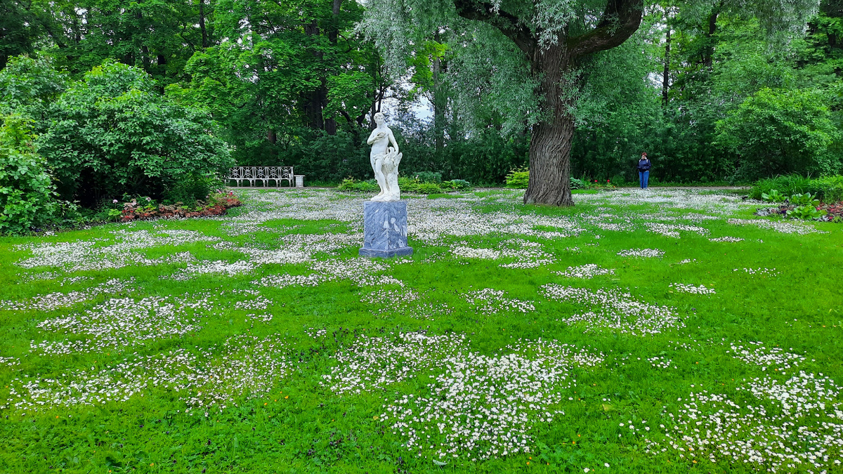 Фонтан — невидимка в Царском Селе 