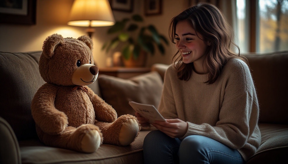 Объясните плюшевому мишке