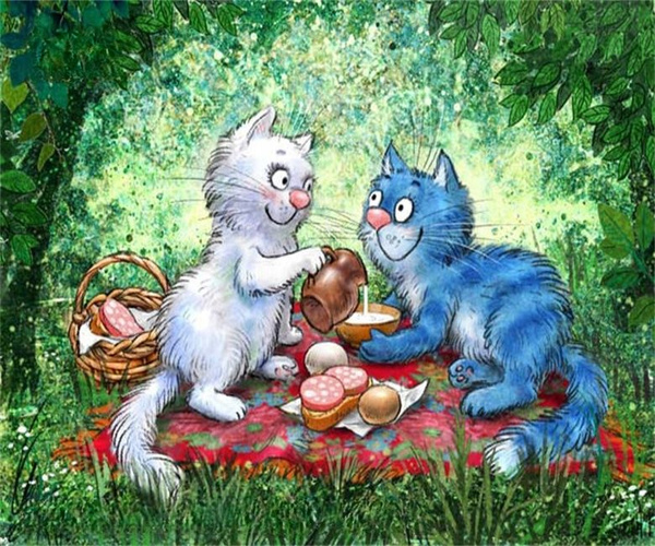 очаровательные коты Рины Зенюк