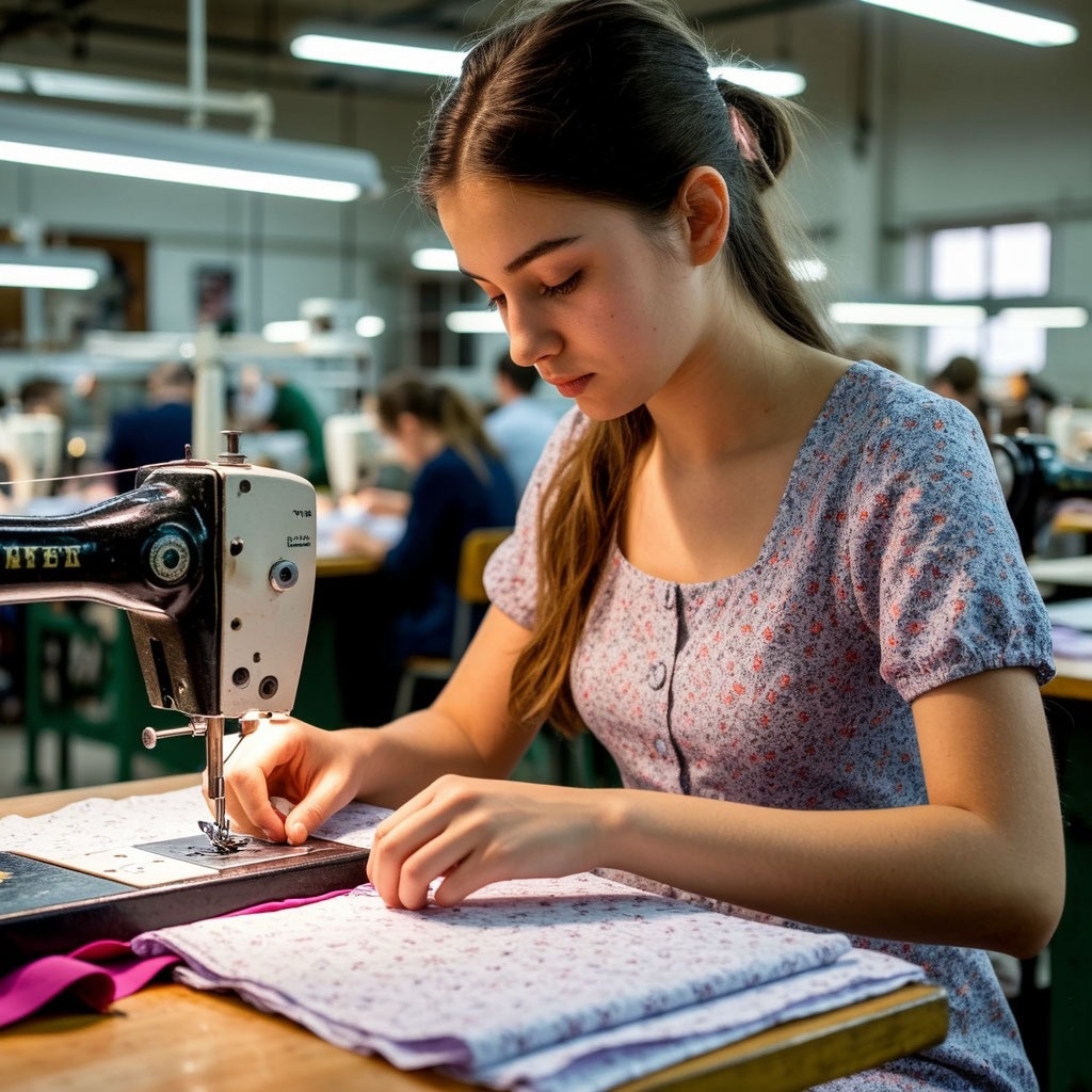 На производстве 