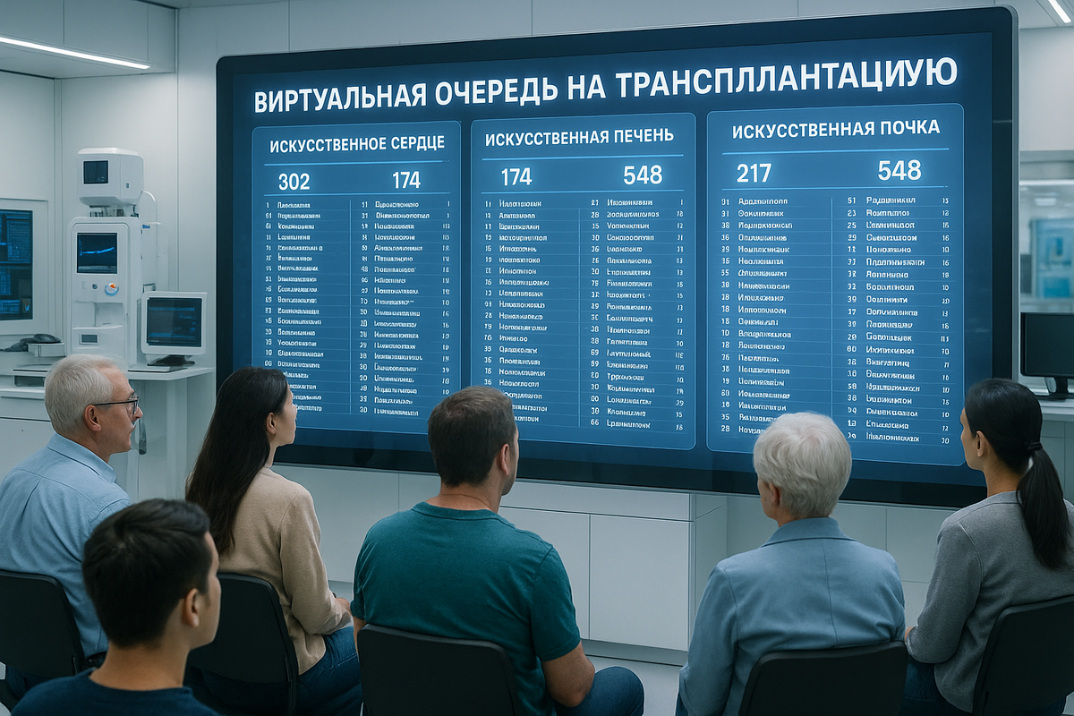 Очередь на трансплантацию органов
