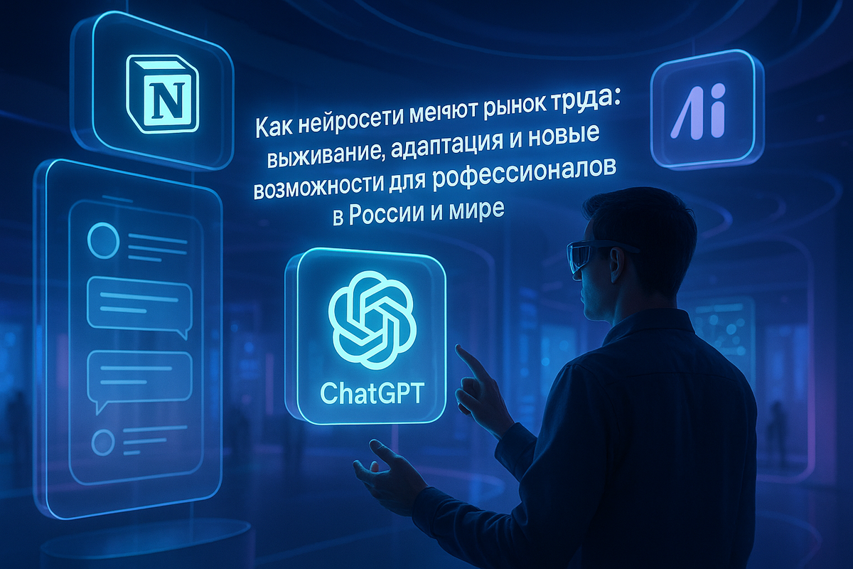    Нейросети, изменения на рынке труда в России и мире Цезариум