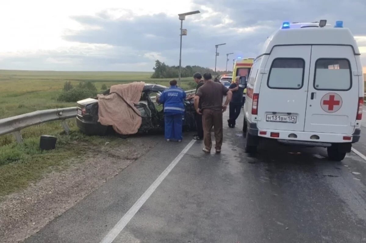    В ДТП с двумя грузовиками под Волгоградом погибли двое детей