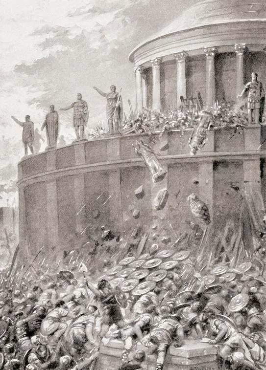 Готская война середины VI века привела к наибольшему разрушению римского искусства, архитектуры и экономики за всю историю.