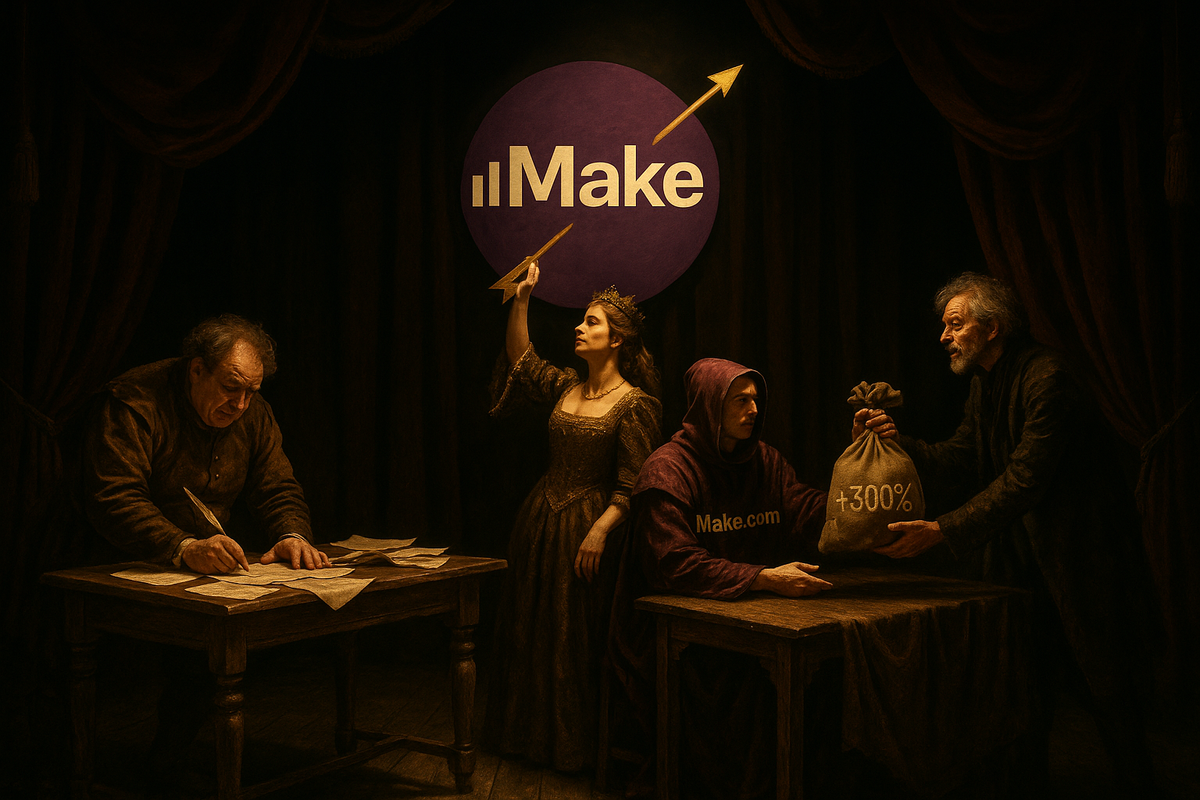    Make.com для автоматизации сбора и обработки лидов Цезариум