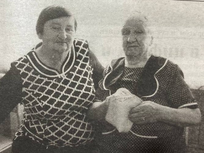 Любовь Александровна Полоса с дочерью Татьяной gazeta  📷
