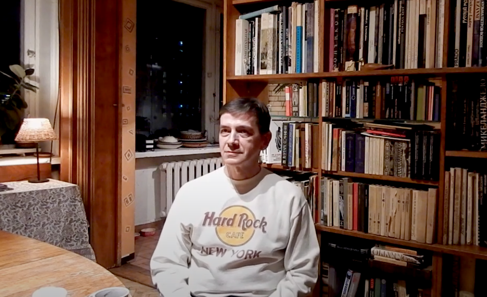 Алексей Марков, октябрь 2020 года. Скриншот видео с ютуб-канала  «Еноты в поисках упавшей звезды»