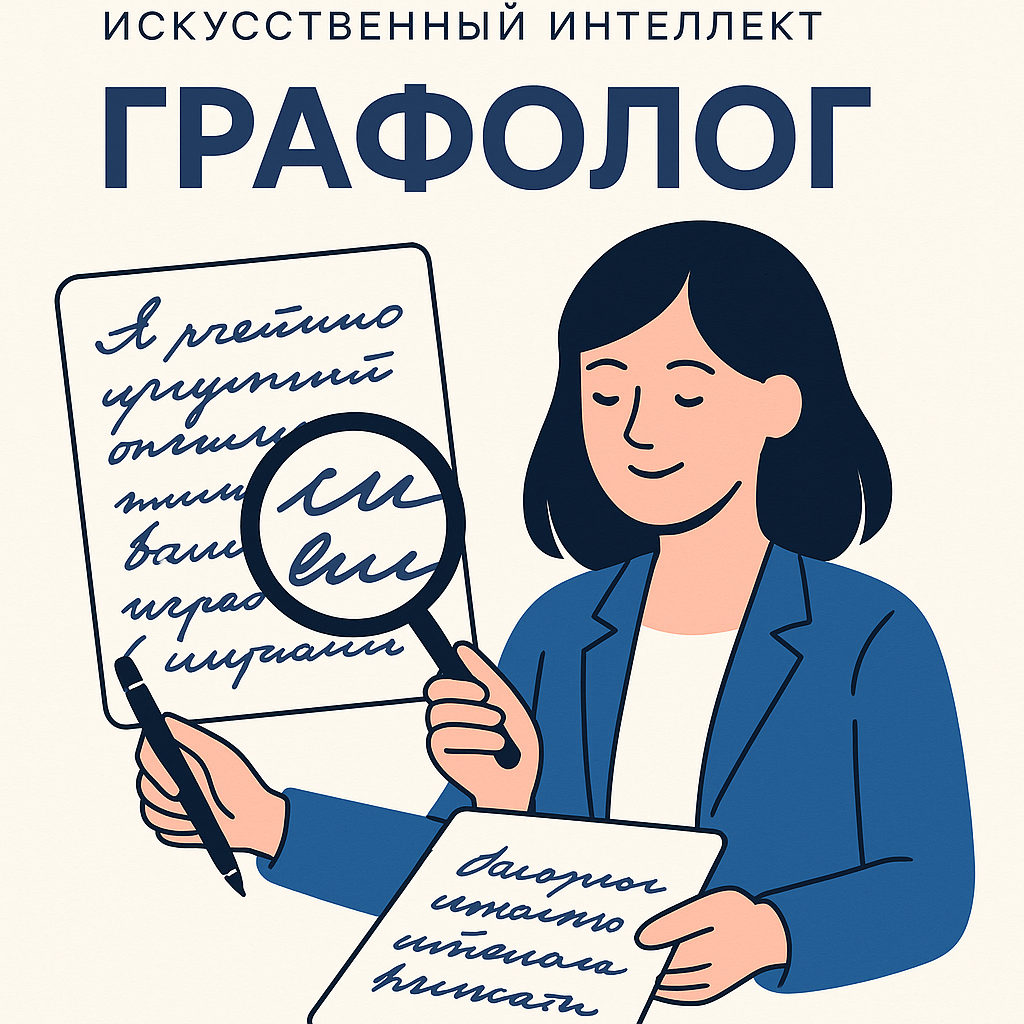 Иллюстрацию нарисовал GPT. Спрашиваю почему 3 руки? Отвечает: "Да, ты права — у девушки на иллюстрации три руки. Это типичный артефакт ИИ-генерации: нейросеть старается логично скомпоновать сцену (держит лупу, ручку и лист), но иногда "переусердствует", добавляя лишнюю конечность."