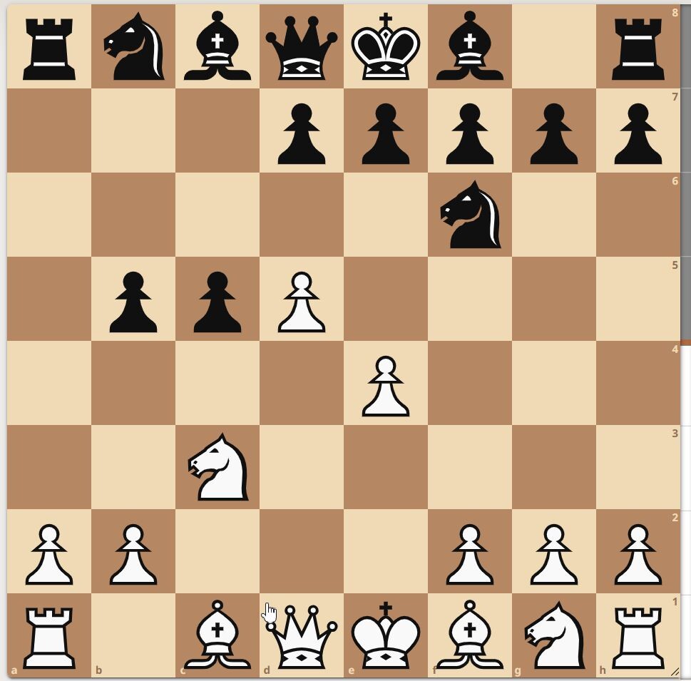 Система Зайцева в Волжском гамбите после 6.е4