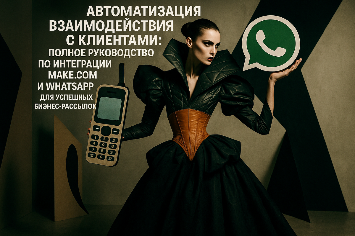    Make.com и WhatsApp: автоматизация рассылок и взаимодействие с клиентами Цезариум